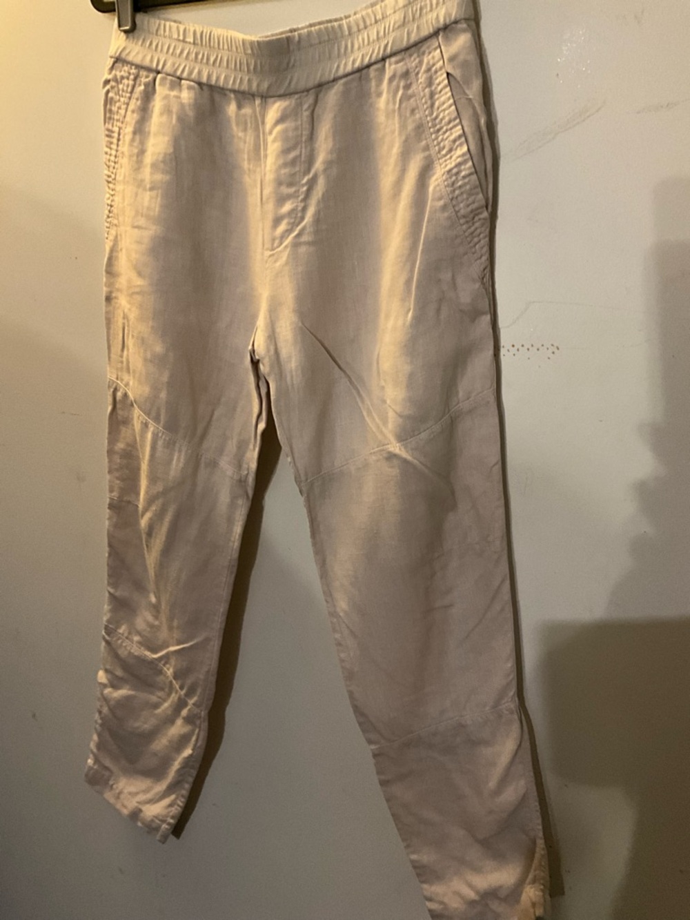 James Perse natural color Elastic-Waist Jogger style